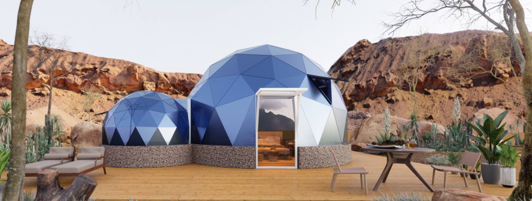 福州球形智能光伏玻璃星空房